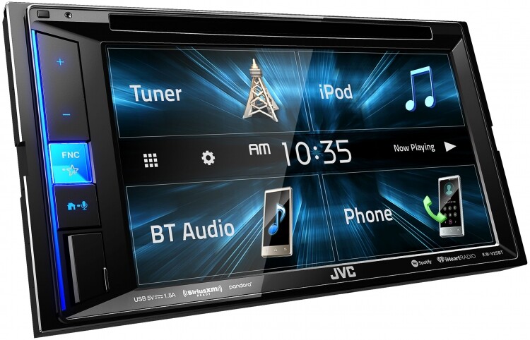 JVC KW-V25BT 6.2″ Touchscreen Receiver + 2x Audiotek K65.4 Car 6.5″ Speakers