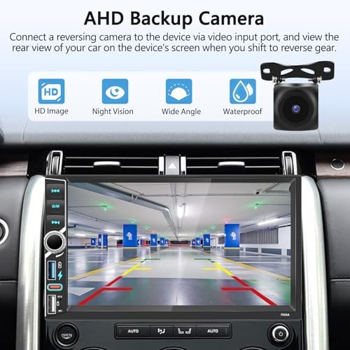 4+64G 7″ Android 13 Car Stereo Radio Bluetooth IPS 4+64G 7″ Car Stereo with SWC