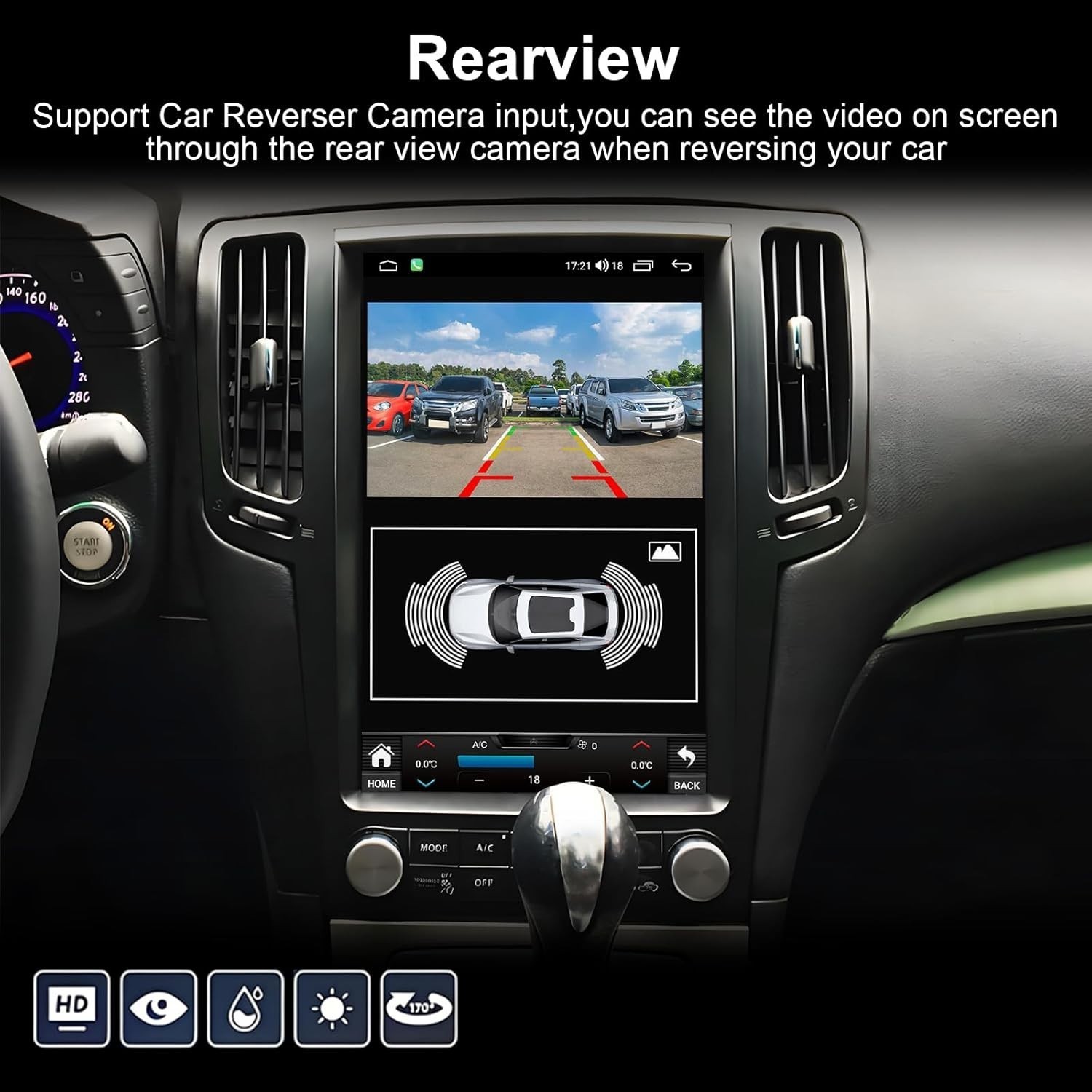 12.1″ For Infiniti G35/37 2007-2013 Car Radio Stereo Carplay Tesla Style upgrade