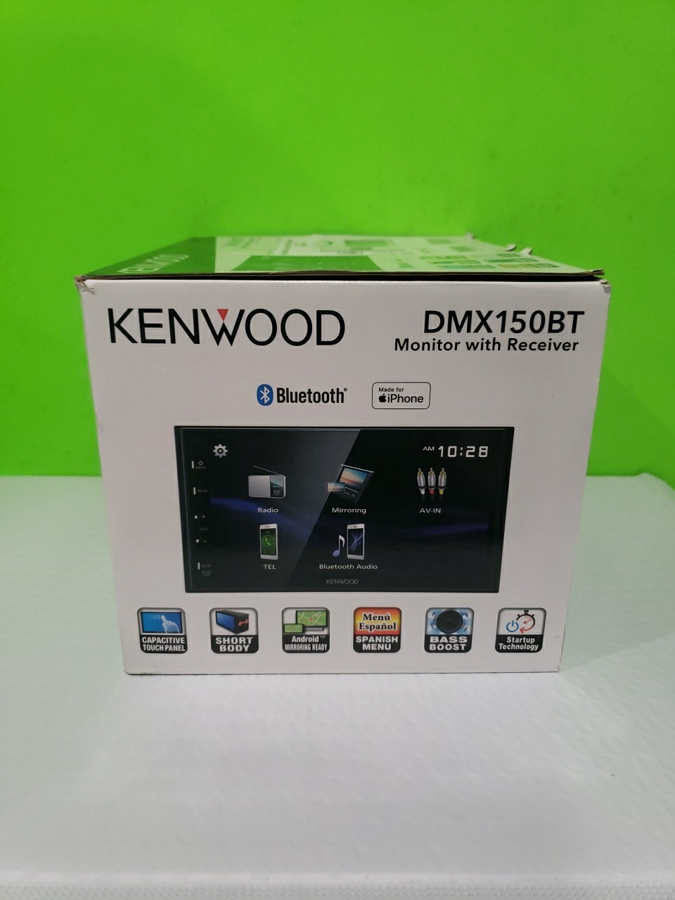 KENWOOD DMX150BT 6.8 Capacitive Touchscreen Digital Multimedia Receiver-OPEN BOX