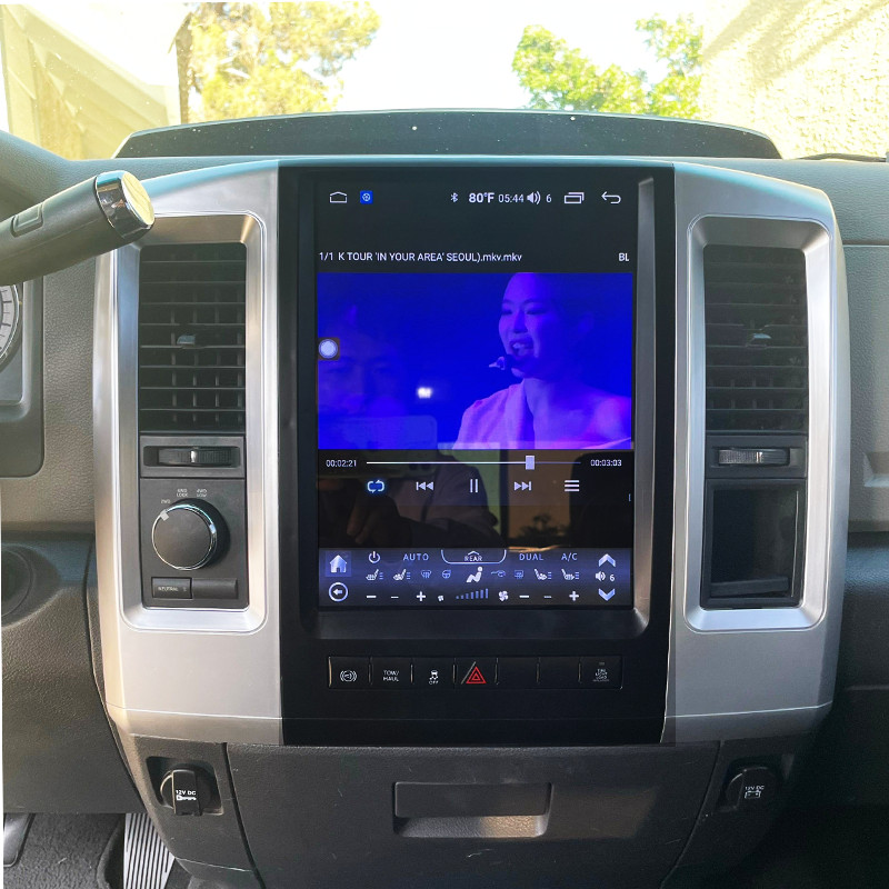 12.1″ Touch Screen Carplay WIFI 5G GPS Navi Stereo Radio For Dodge Ram 6g+128g