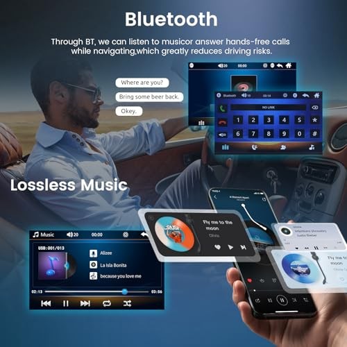 Double Din Car Stereo 7-Inch Touch Screen Car Radio with 7 Inch MP5 Player