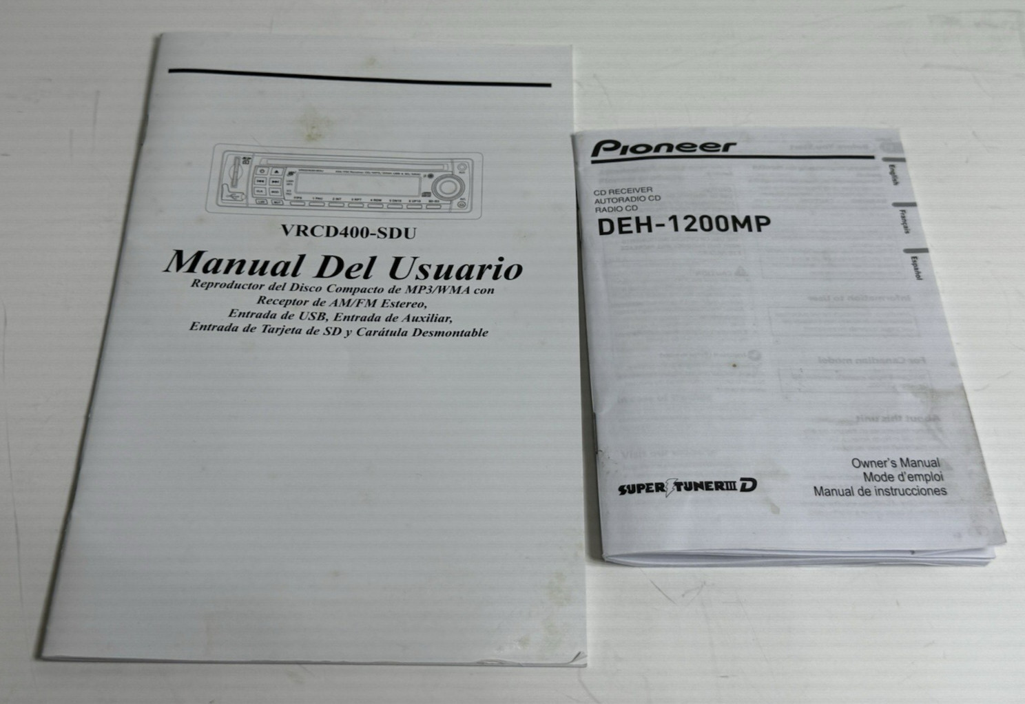 Pioneer DEH-1200MP CD Player AM/FM WMA MP3 AUX Super Tuner w/ Remote & Box