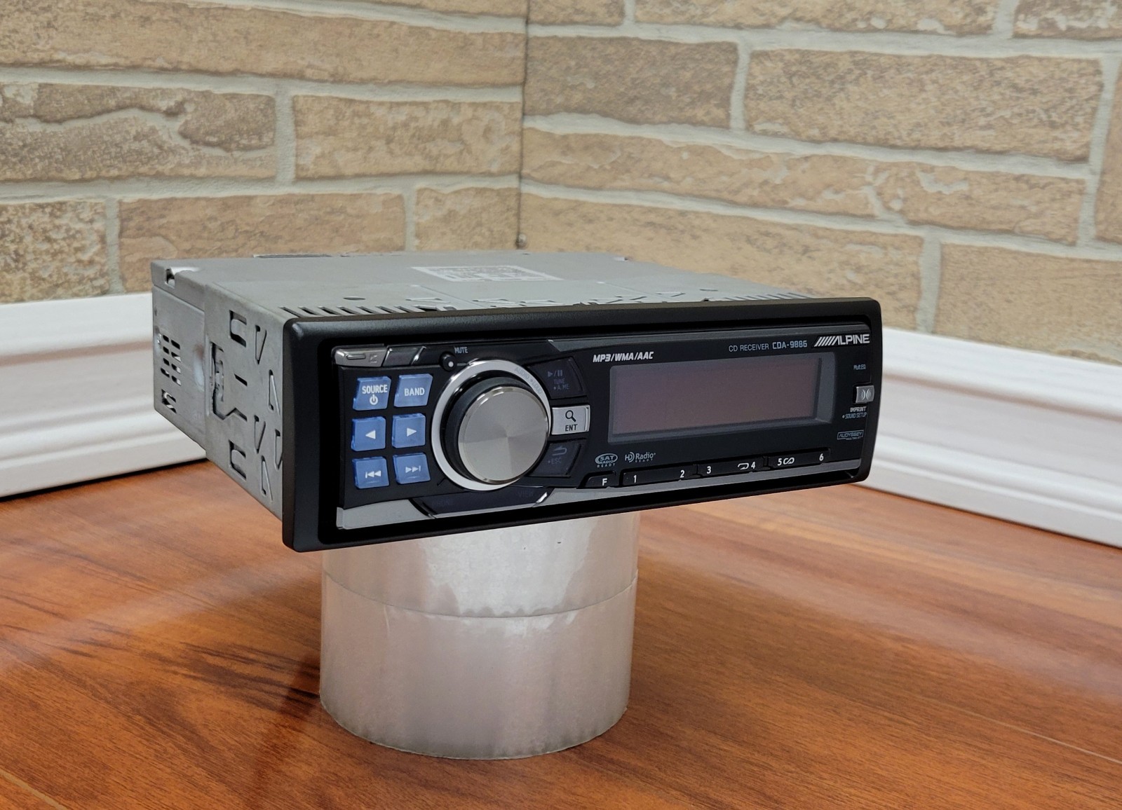 SUPER RARE ALPINE CDA-9886 CD PLAYER with BLUETOOTH adapter, USB and REMOTE