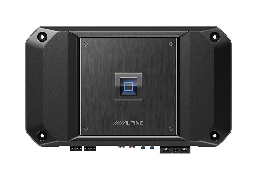 Alpine UTE-73BT Digital Media Receiver with R-Series 4 Channel Amplifier