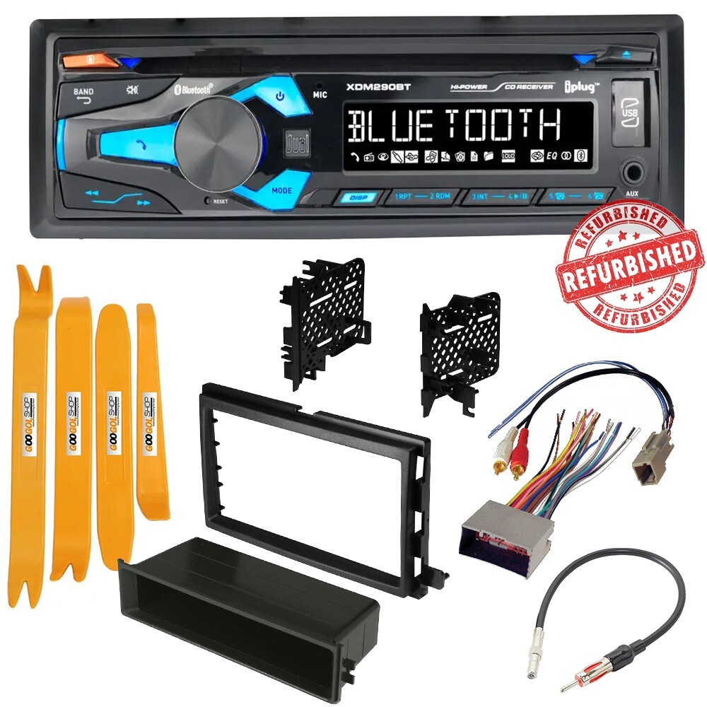 Dual XDM290BT Car Stereo CD Receiver AM/FM Radio for 2004-2008 Ford F150 Pickup