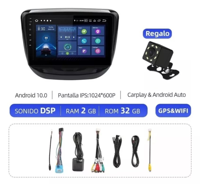 Carplay Estéreo 2+32 Gb Para Chevrolet Cavalier 2016-2020