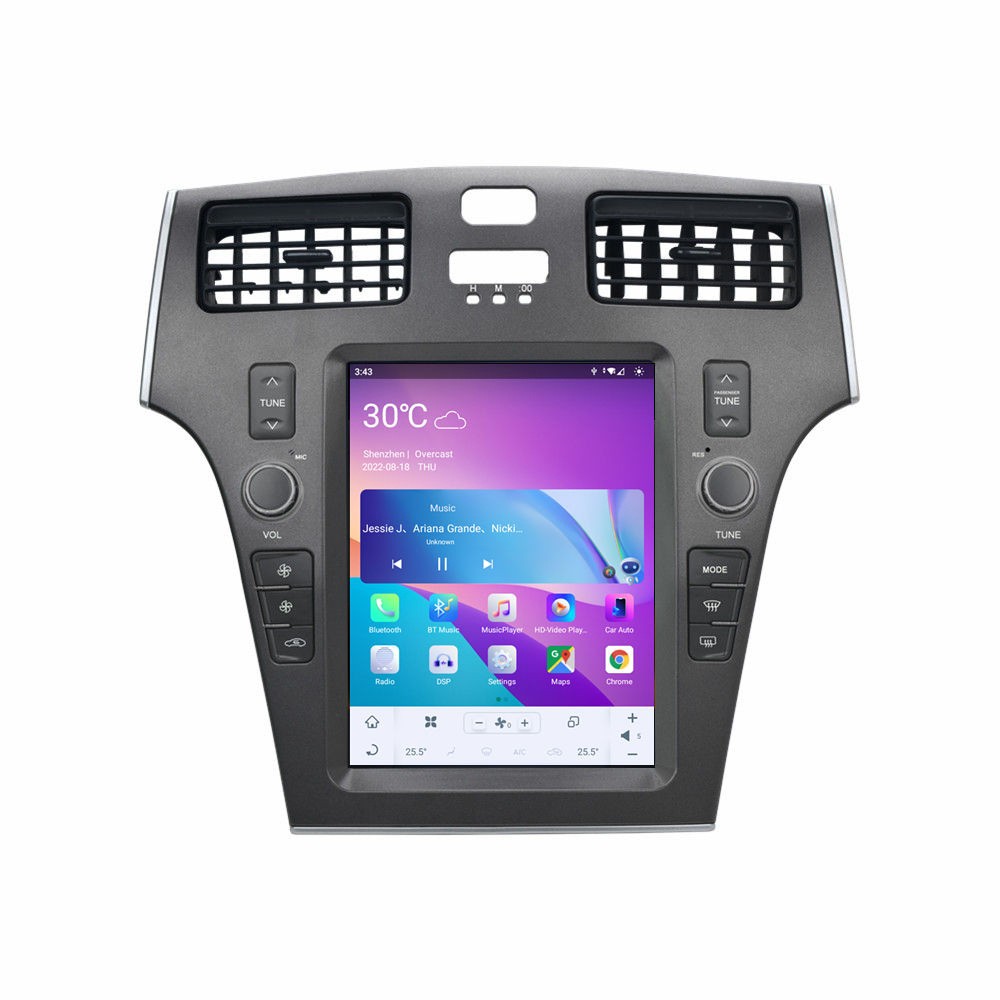 10.4” Android Car Stereo Radio GPS Navi Carplay For Lexus ES300 ES330 2005-2009