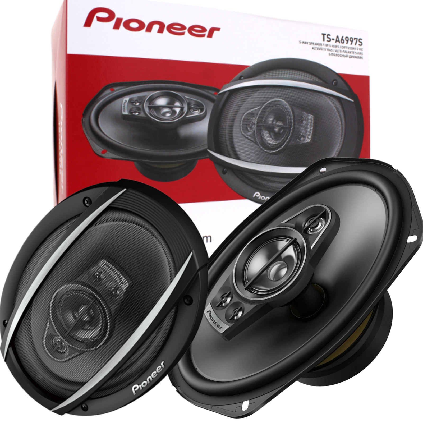 Pioneer TS-A6997S 6×9 5-Way Car Speakers 750W Max 4-Ohm Stereo Sound Quality