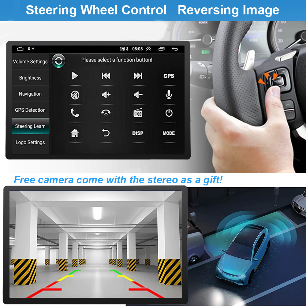 For Jeep Liberty 2008-2012 Apple Carplay Android 14 Car GPS Radio Stereo BT Wifi