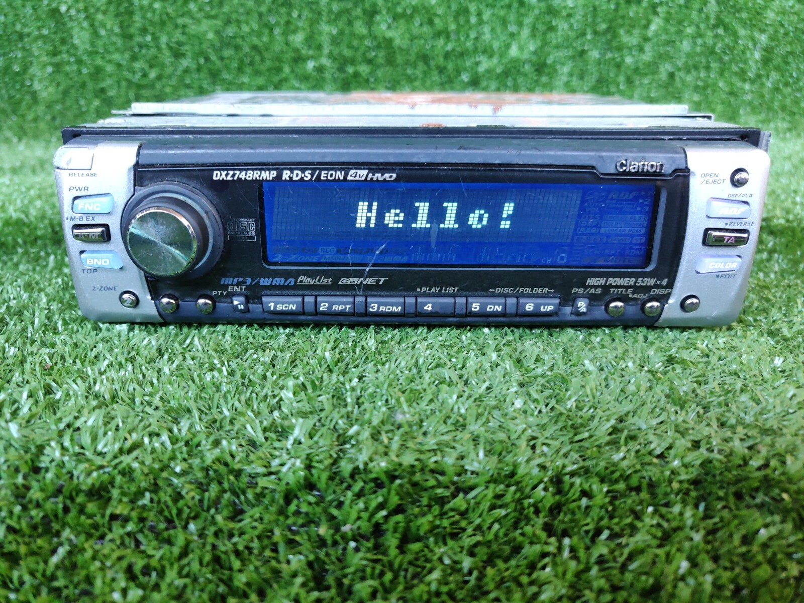 Clarion Dxz748rmp Dxz 748 Rmp Original Car Radio Poor Condition