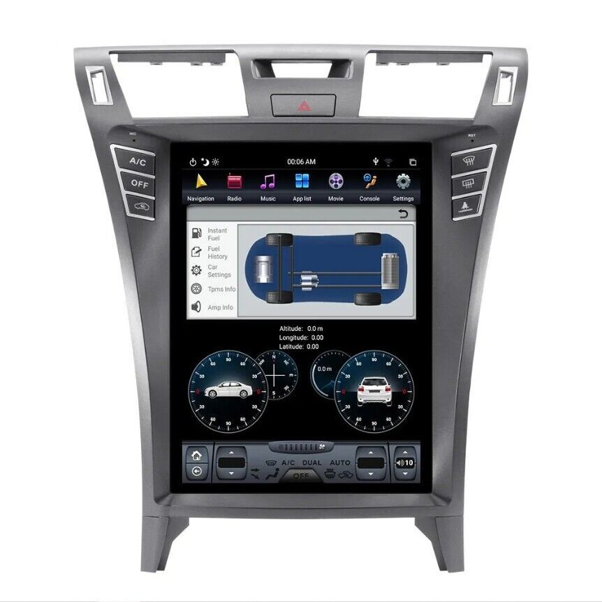 12.1″ Tesla Screen HD Car Radio GPS Android 64GB For 2006-2012 Lexus LS460 LS600