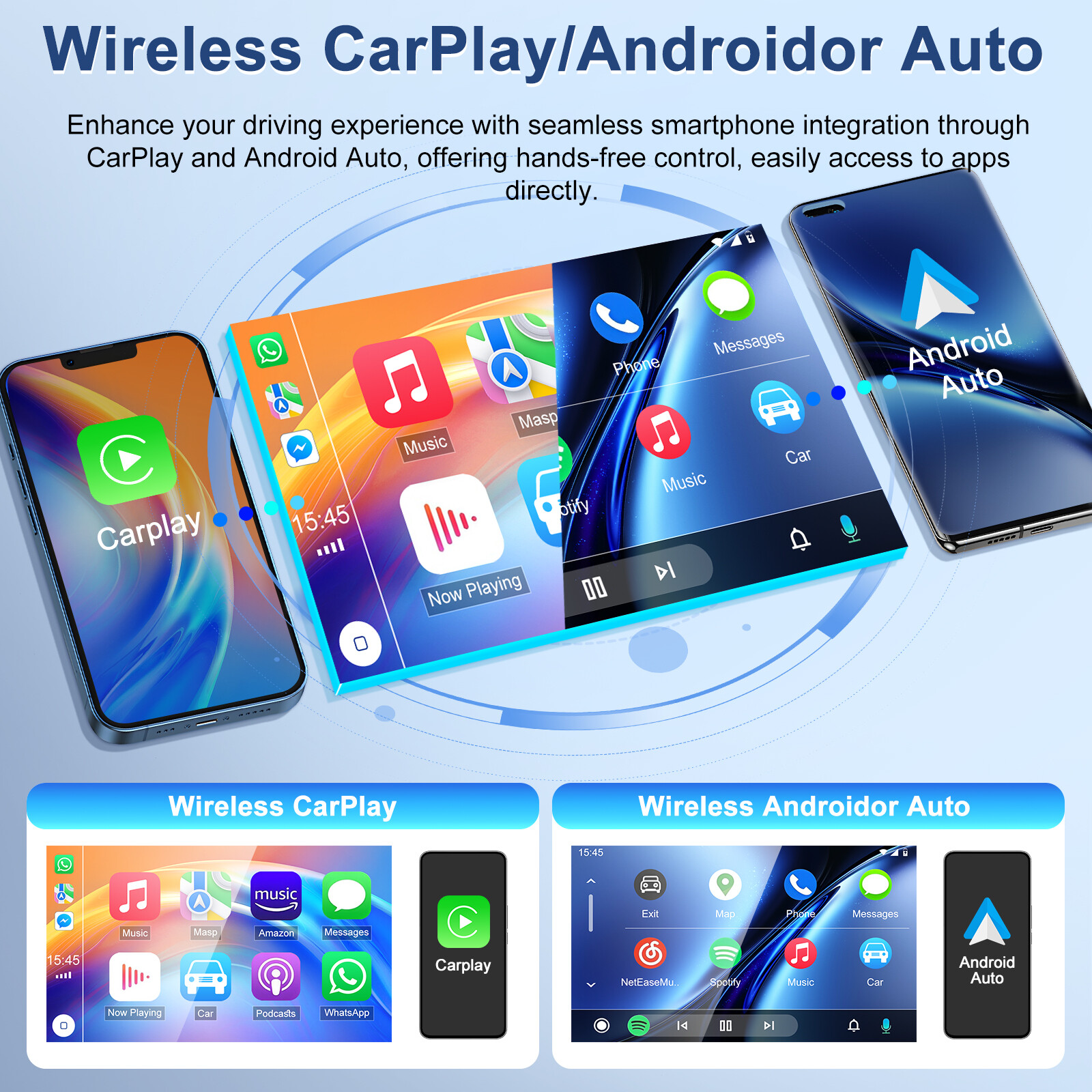 Android 13 Radio estéreo para coche de 7″ Para GMC Yukon Chevy Silverado Sierra