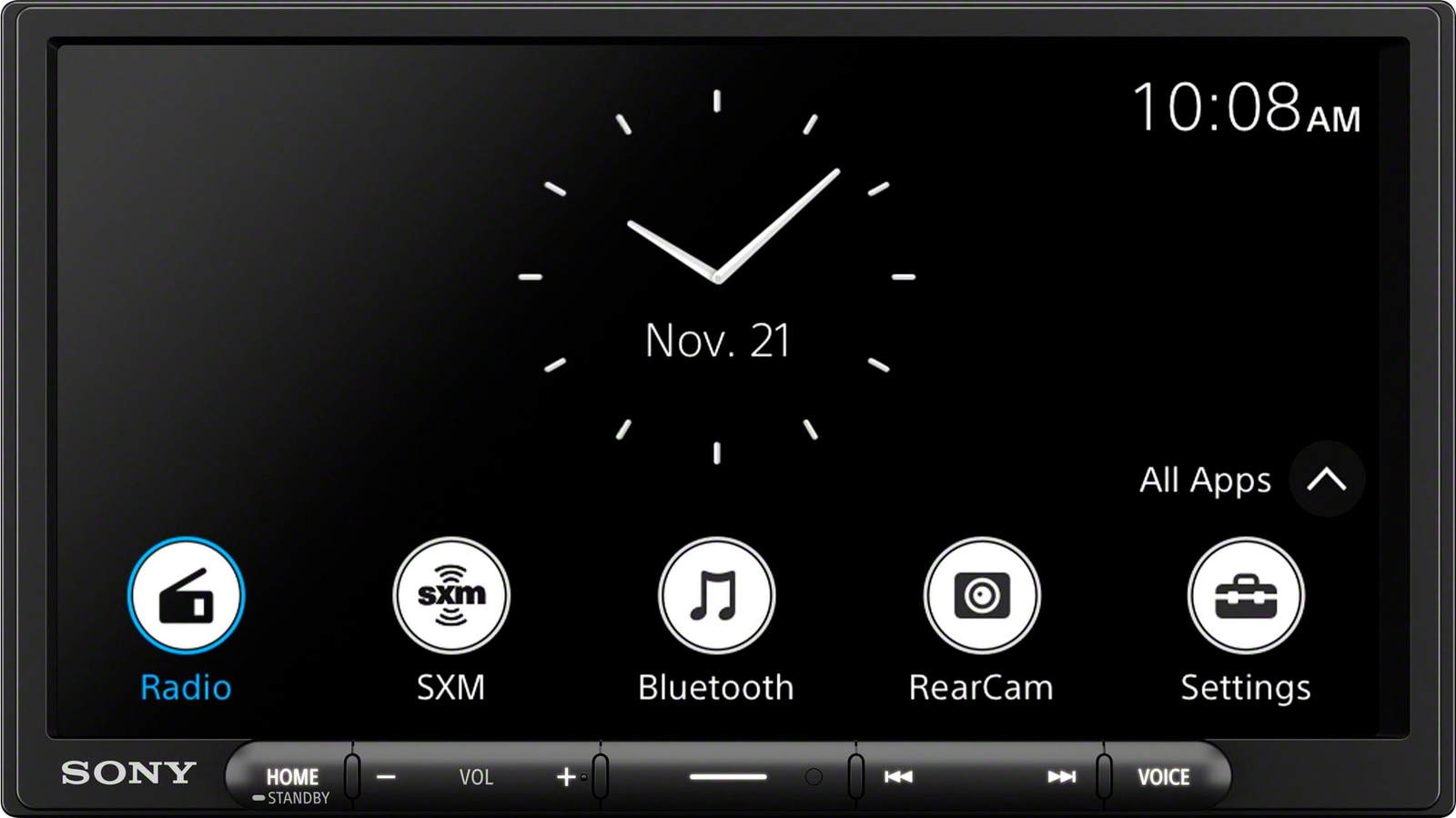 Sony – 7″ Wireless Apple CarPlay and Android Auto Digital Media Receiver Maes…