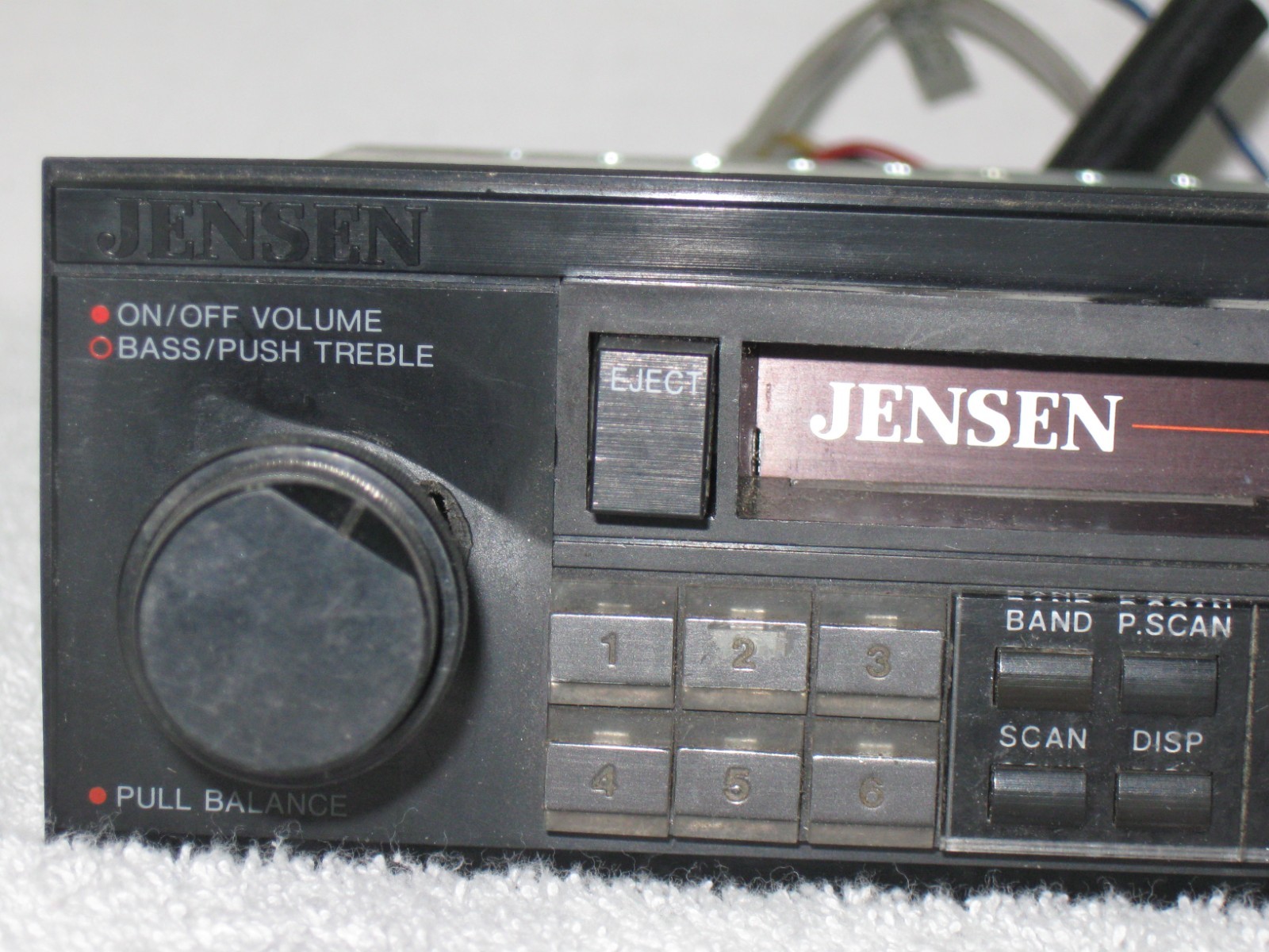 JENSEN ~ MODEL JS-6220 AM/FM CAR STEREO CASSETTE RECEIVER ~ UNTESTED ~ AS IS