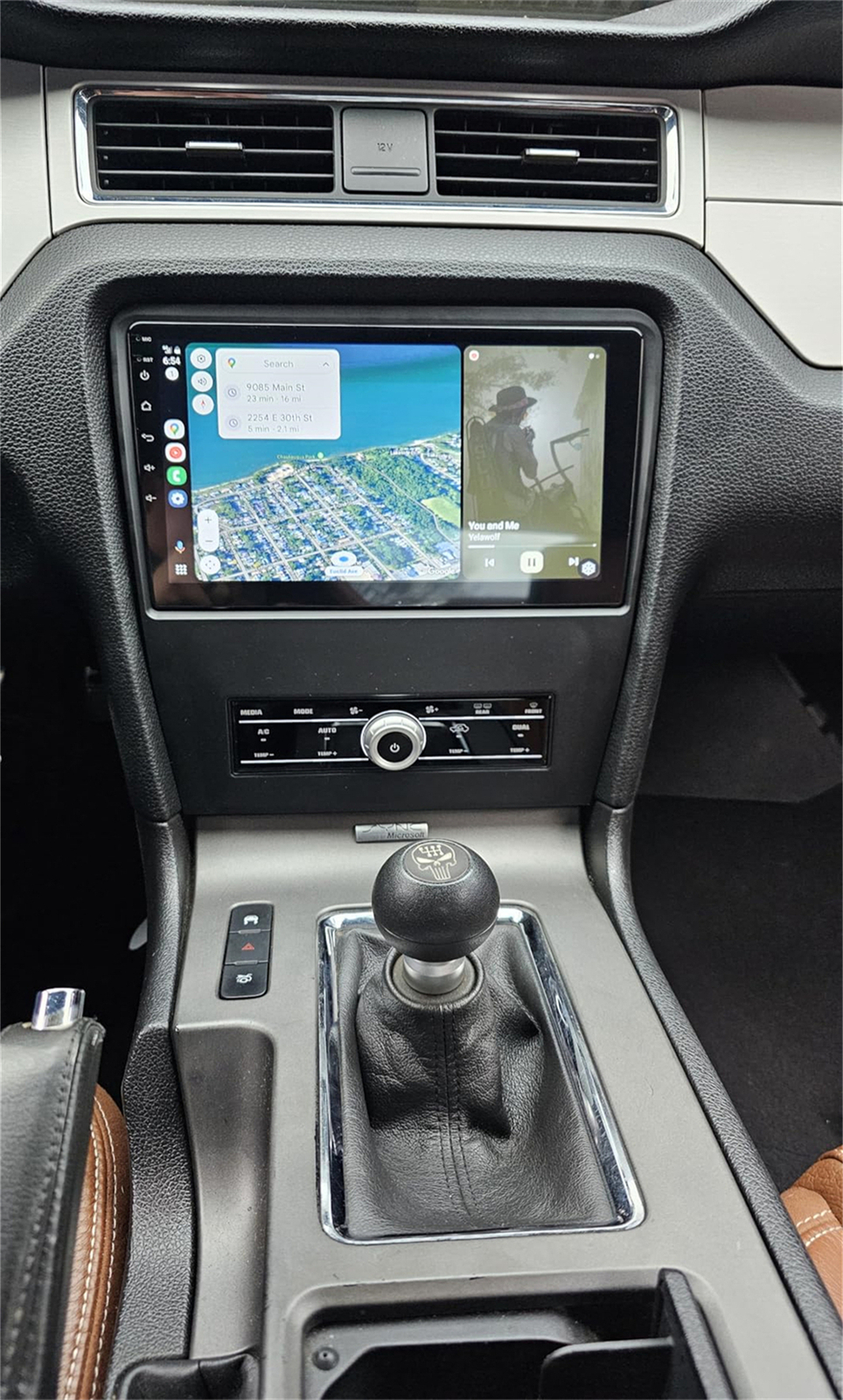 For 2010-2014 Ford Mustang Car Radio Stereo, Wireless Apple CarPlay Android Auto