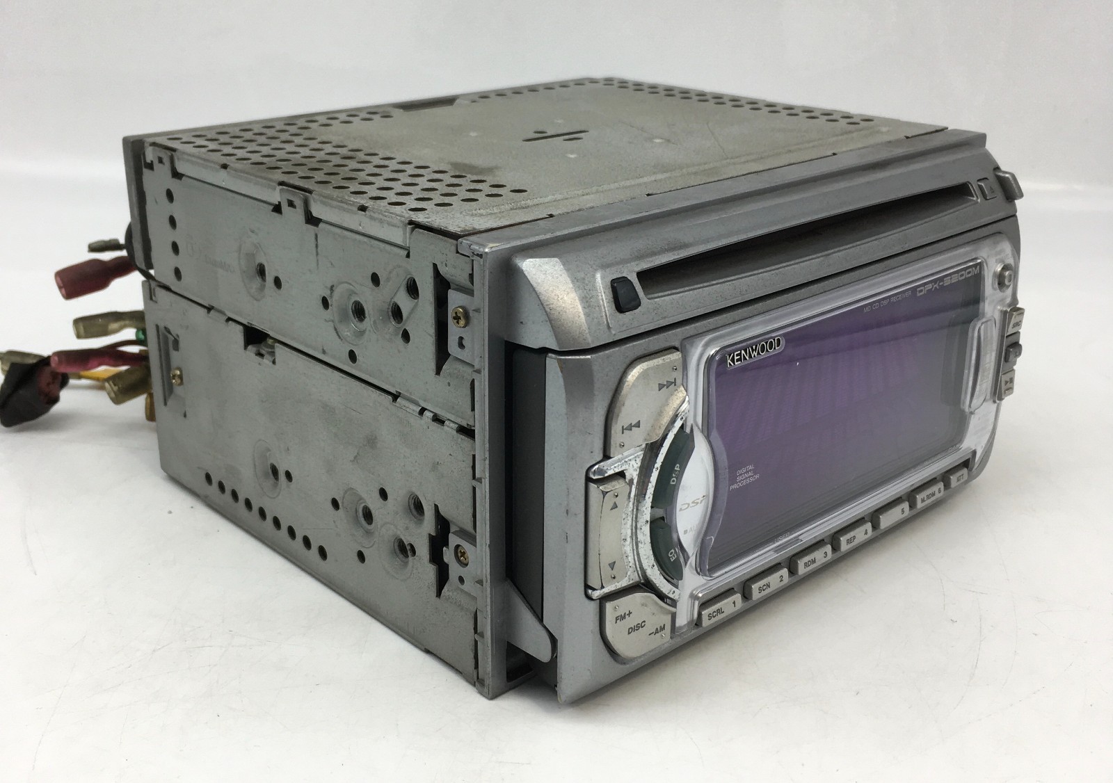 KENWOOD DPX-5200M 2DIN Car Audio CD MD AM FM Player Tested Working Vintage