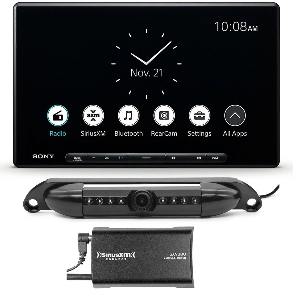 Sony XAVAX8500 10.1″ Receiver + Camera + SiriusXM SXV300v1