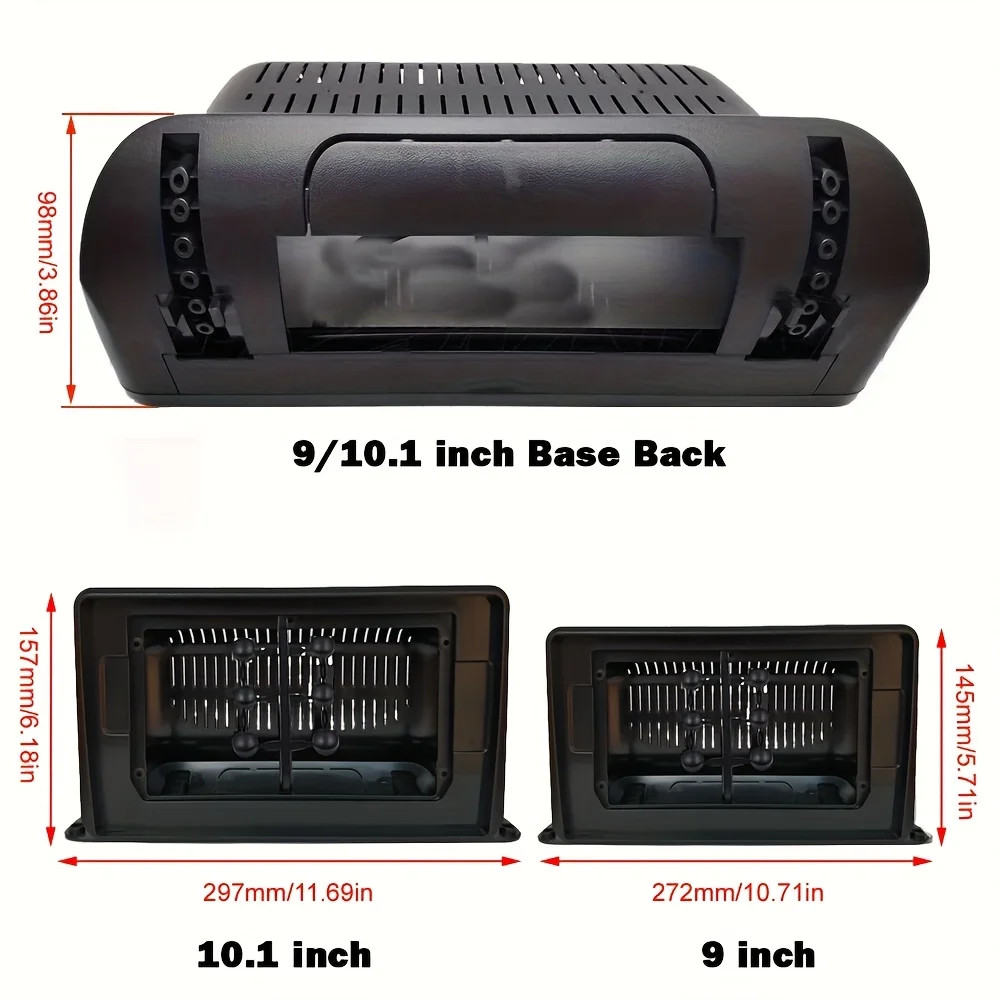 9“10” 12.3″ Universal Android 2 Double Din Car Radio Fascia for Old Car Truck St