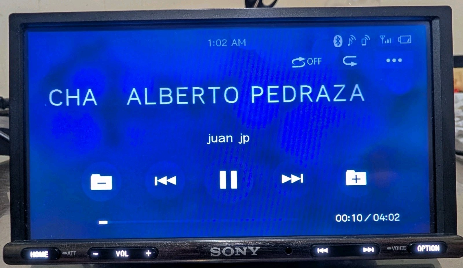 SONY XAV-AX3250 Receiver Bluetooth Car Audio Apple Android Play Radio Usb TESTED