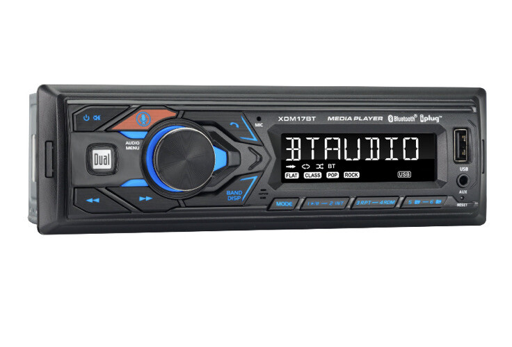 DUAL XDM17SPK4 Car Stereo Bluetooth USB MP3 Siri/Google Assist & 4 speaker 6.5″