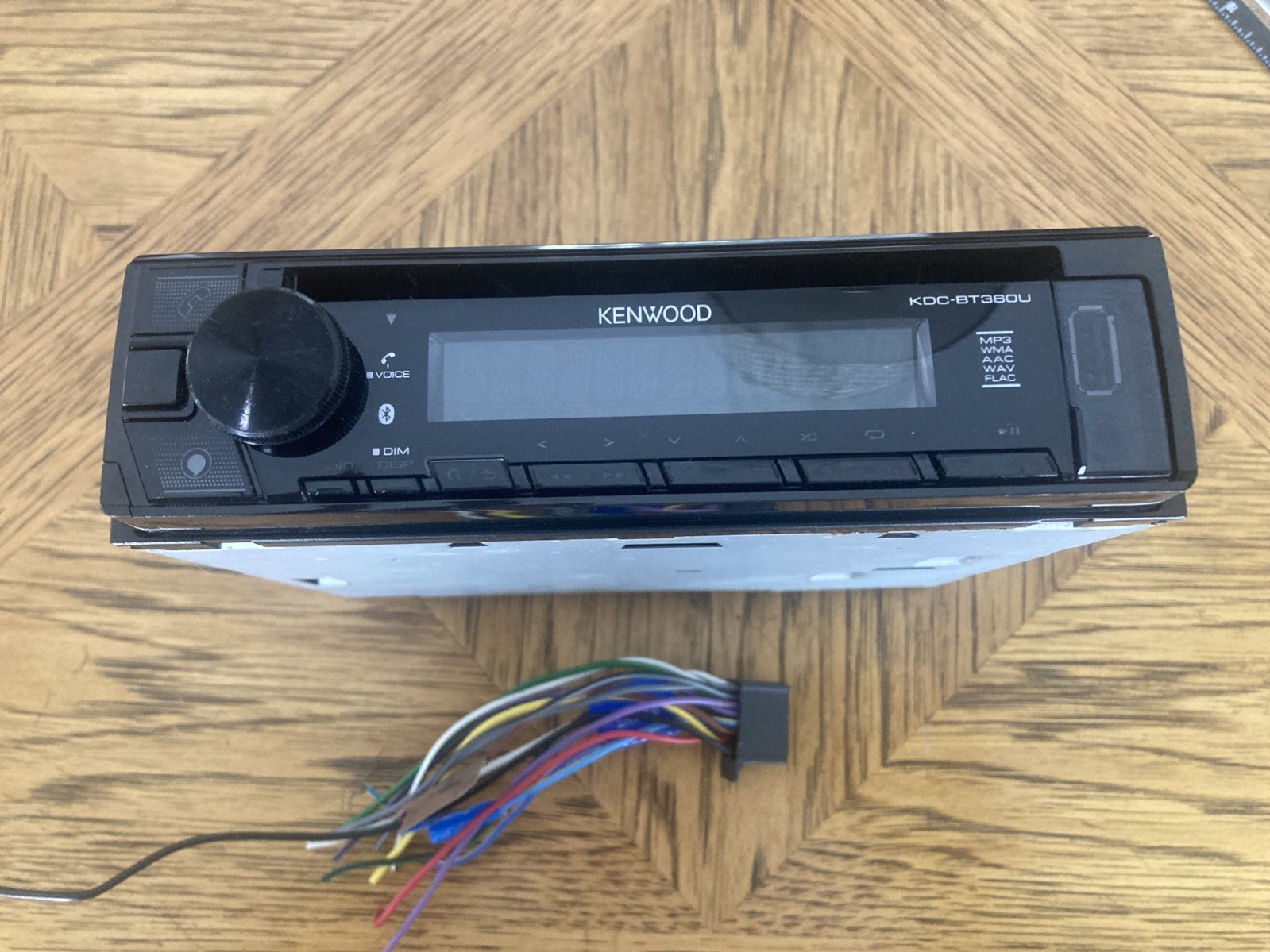 Kenwood KDC-BT360U Single-DIN Car CD Receiver Bluetooth Alexa AM/FM Radio