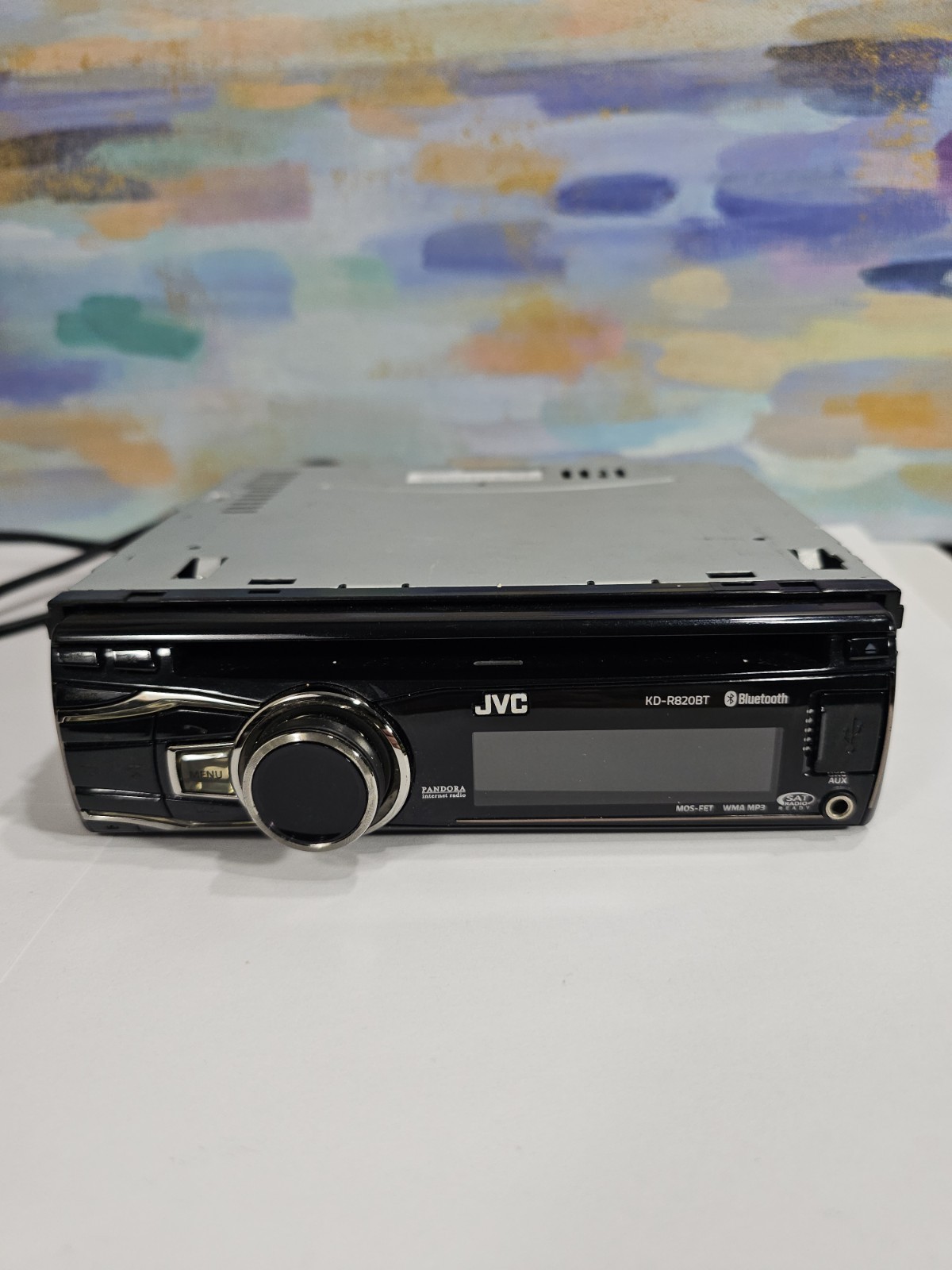 JVC KD-R870BT Car Stereo Receiver USB CD AM/FM Bluetooth W/remote & Screen Case