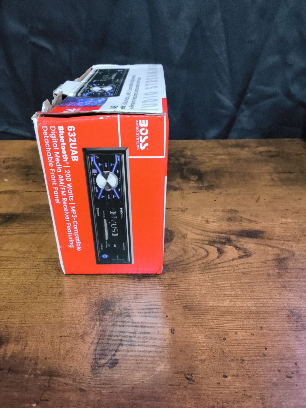 £BOSS Audio Systems632UAB Car Stereo Single Din, Bluetooth, No CD DVD Black (G3)