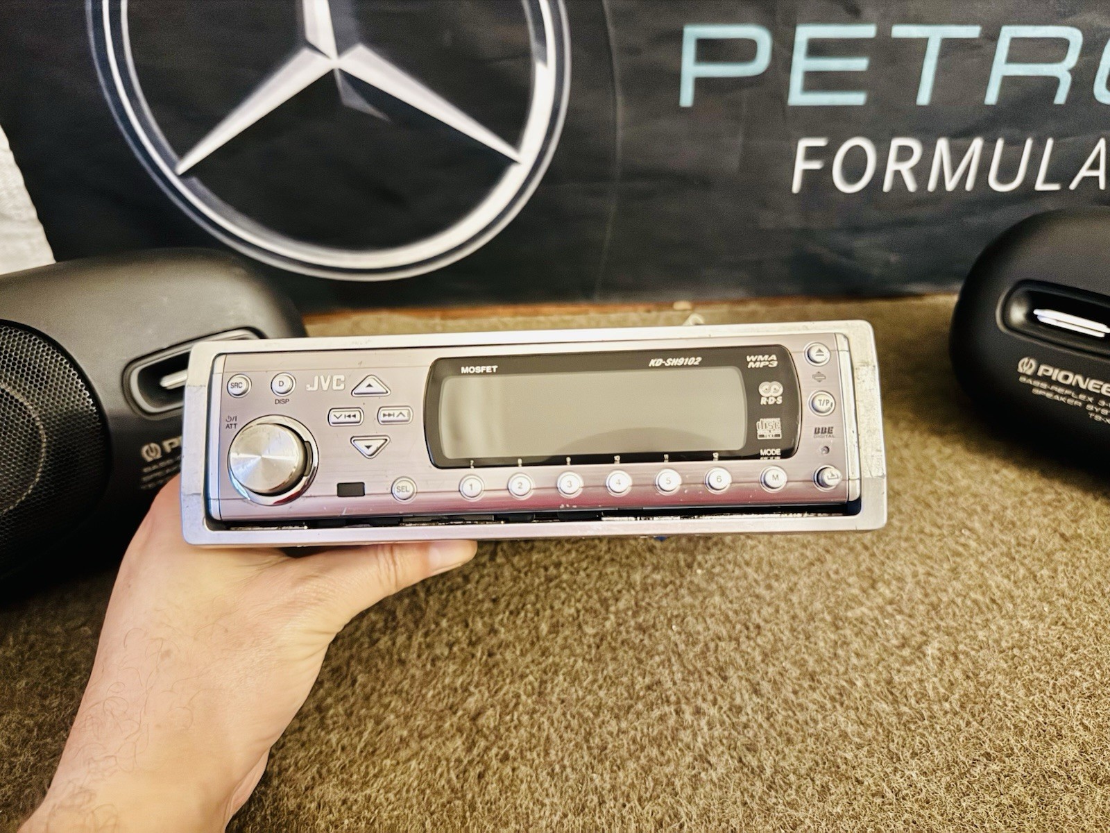 JVC KD-SH9102 Car Radio CD Receiver DSP WMA/Mp3 RDS Animation Display