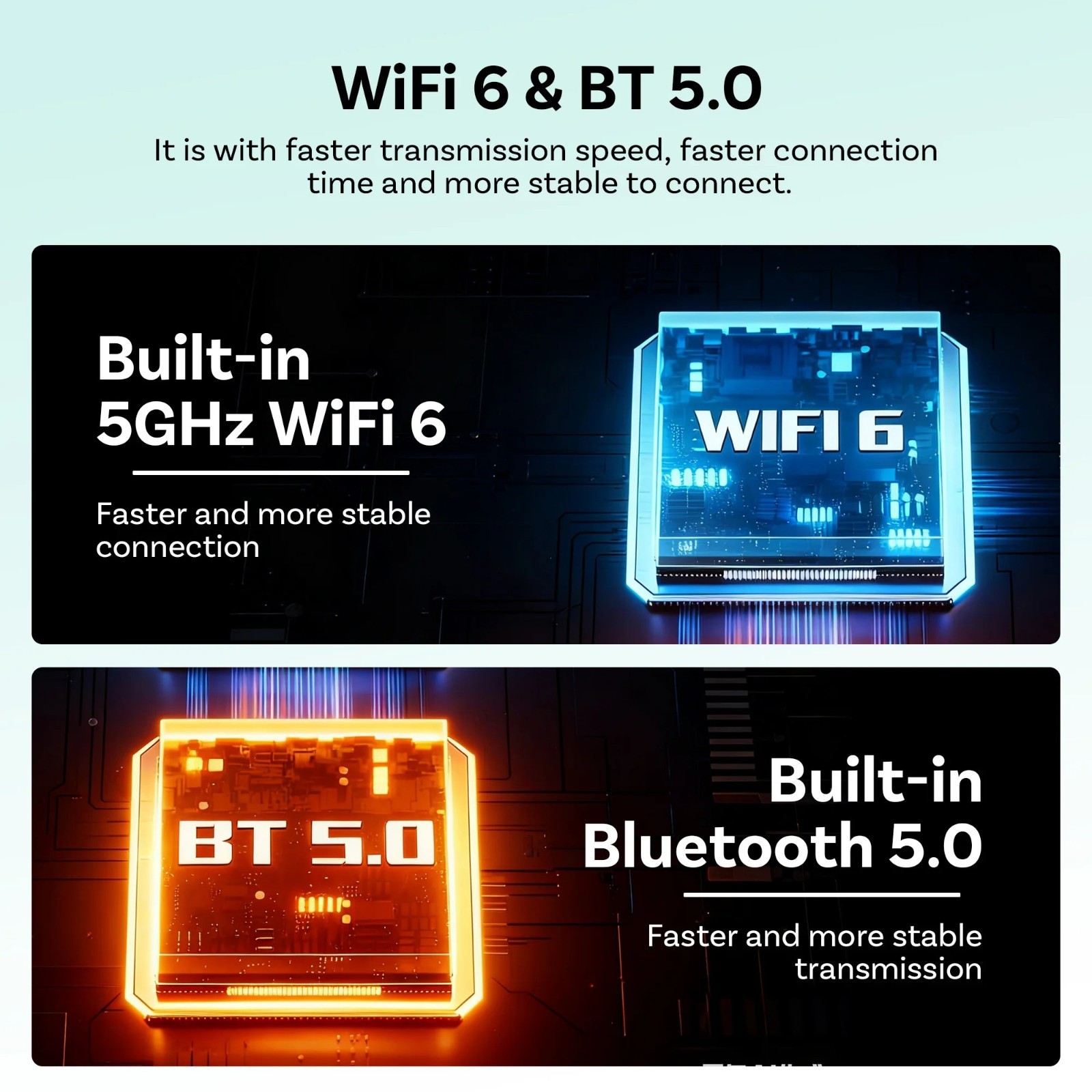 Ottocast Wireless CarPlay Android Auto Adapter USB Dongle Plug & Play Bluetooth