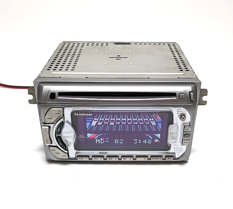 KENWOOD DPX-5200M CD MD Deck 2DIN JDM Equalizer Spectrum Analyzer DSP
