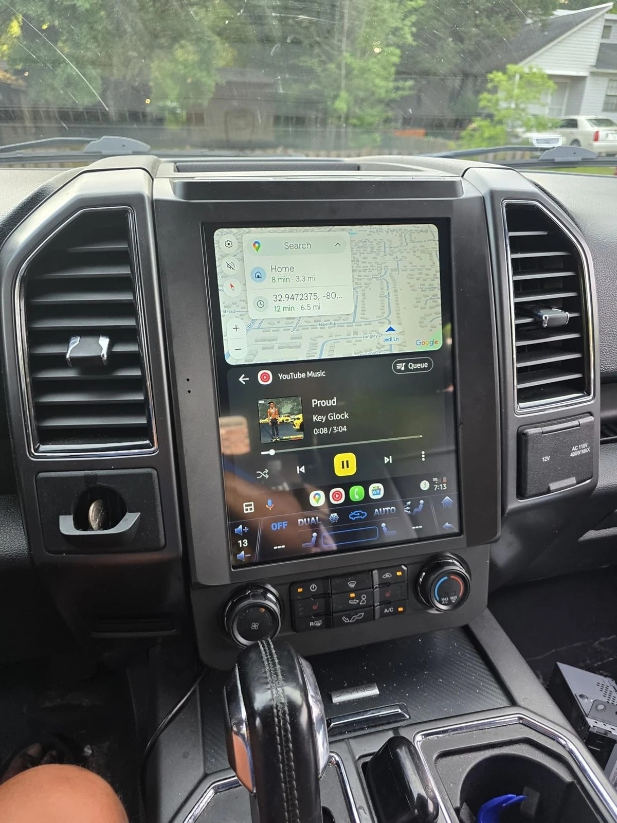 12.1″ Tesla Style Car Radio Android GPS Navi Head Unit For Ford F150 2016-2021