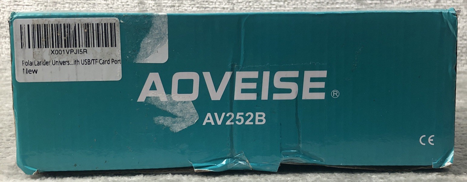 AOVEISE AV252B 12V Dual Horn Bluetooth 2.1 In-Dash FM Stereo Mp3 Audio Player