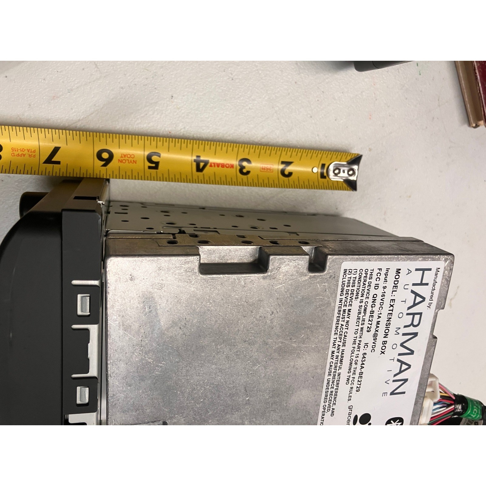 Toyota Highlander JBL Radio CD 86140-0E120 Panasonic Harman Extension Box BE2729