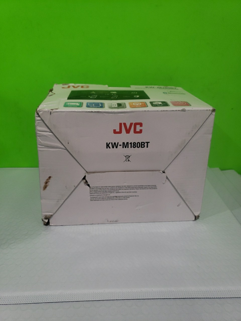 JVC KW-M180BT 6.8″ Multimedia Receiver Double-DIN with Bluetooth & USB Mirroring