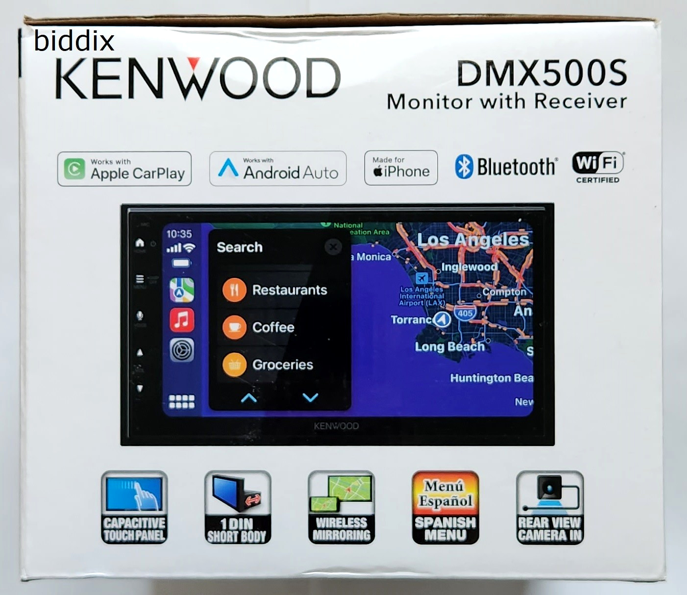 KENWOOD DMX500S 6.8″ Touchscreen Car Stereo with Wireless & Wired Apple CarPlay