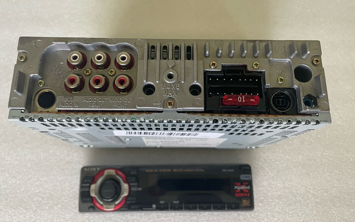 Sony Mini Disk Player MDX-C6500X Car Stereo MD Changer Controls