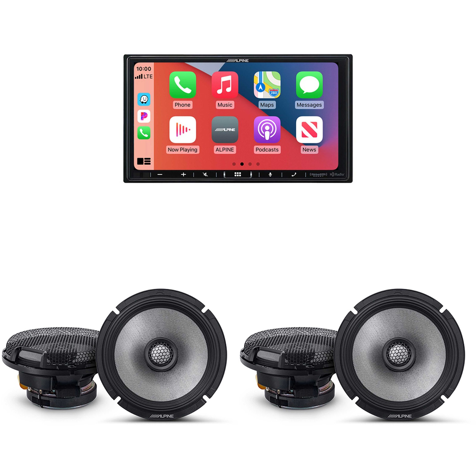 Alpine iLX-407 7-Inch Multimedia Receiver Apple Carplay and Android Auto w/ (…