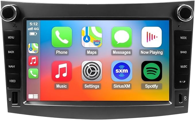 QLED Wireless Carplay Android Auto Stereo for 2010-2014 Subaru Legacy Outback