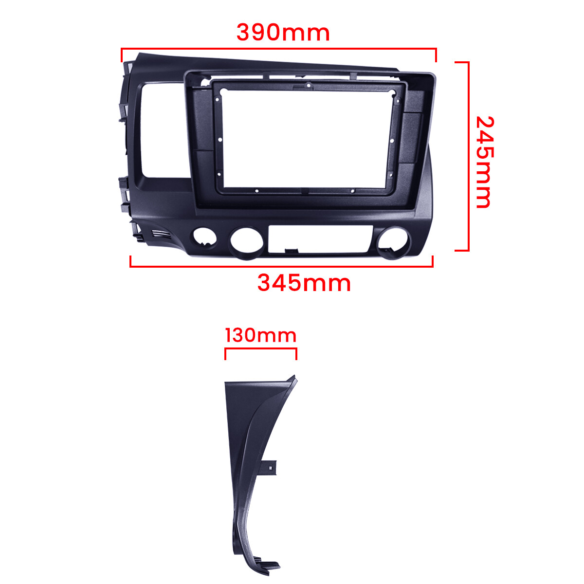 For Honda Civic 2006-2011 Apple CarPlay Android Car Stereo Radio GPS Navi 64G