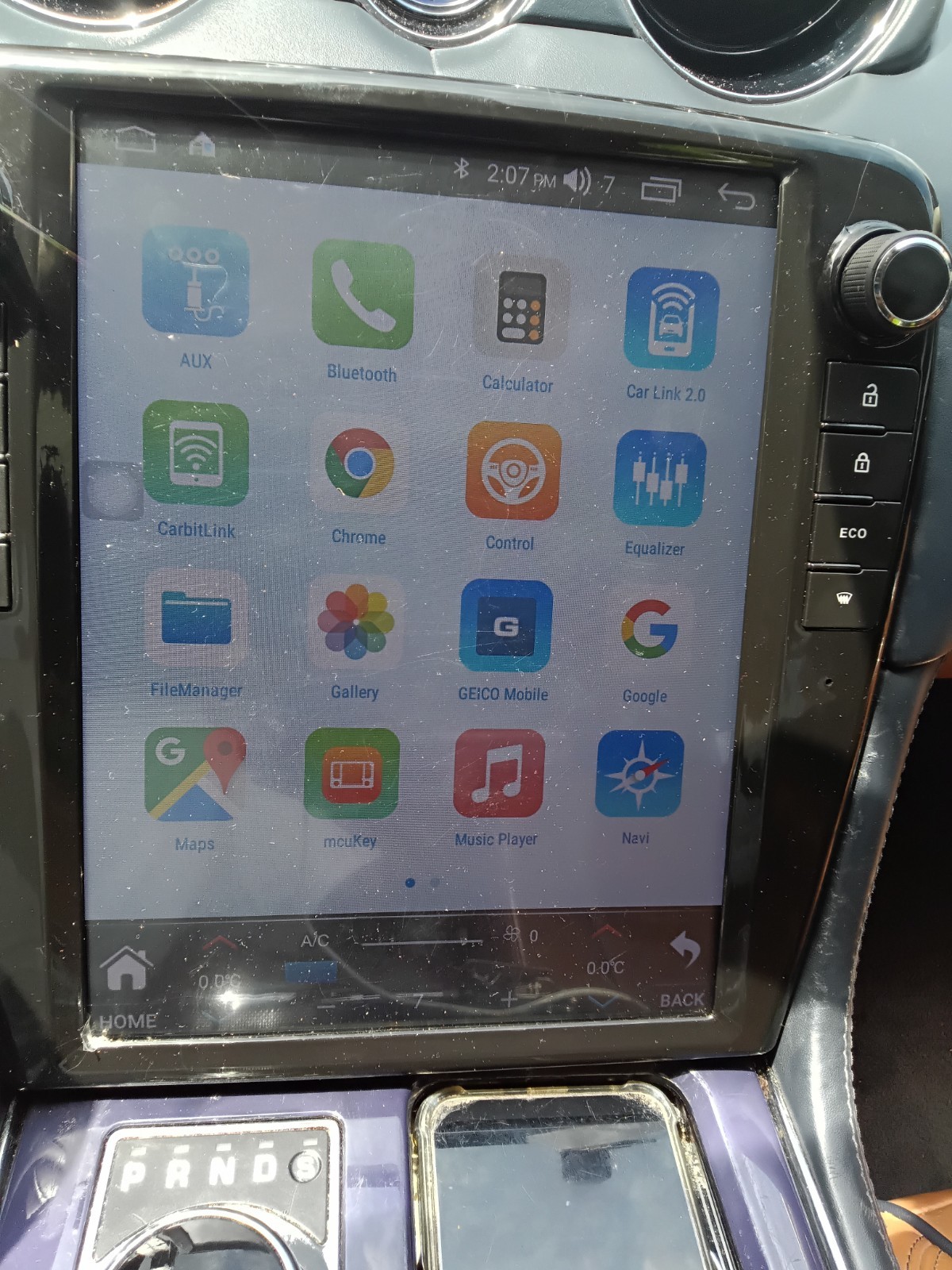 2 DIN Android Touchscreen Digital Media Receiver Bluetooth AUX EQ 4-64G 8 Core