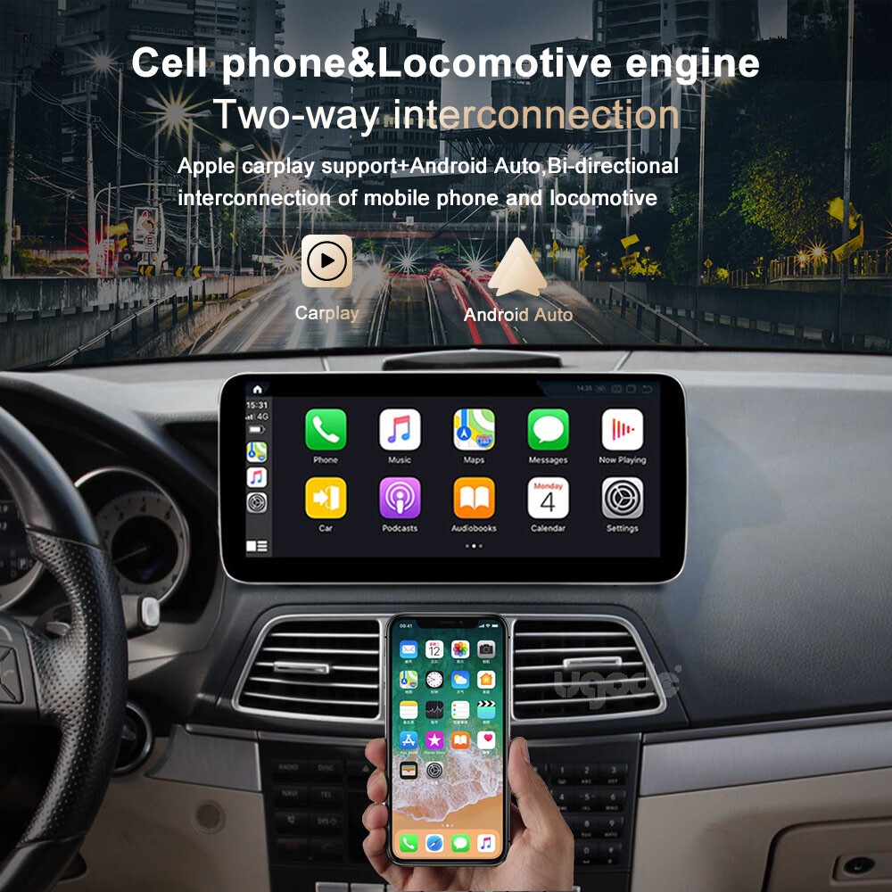 Ugode 12.3 8+128G Android Screen CarPlay Mercedes Benz E class coupe C207 W207