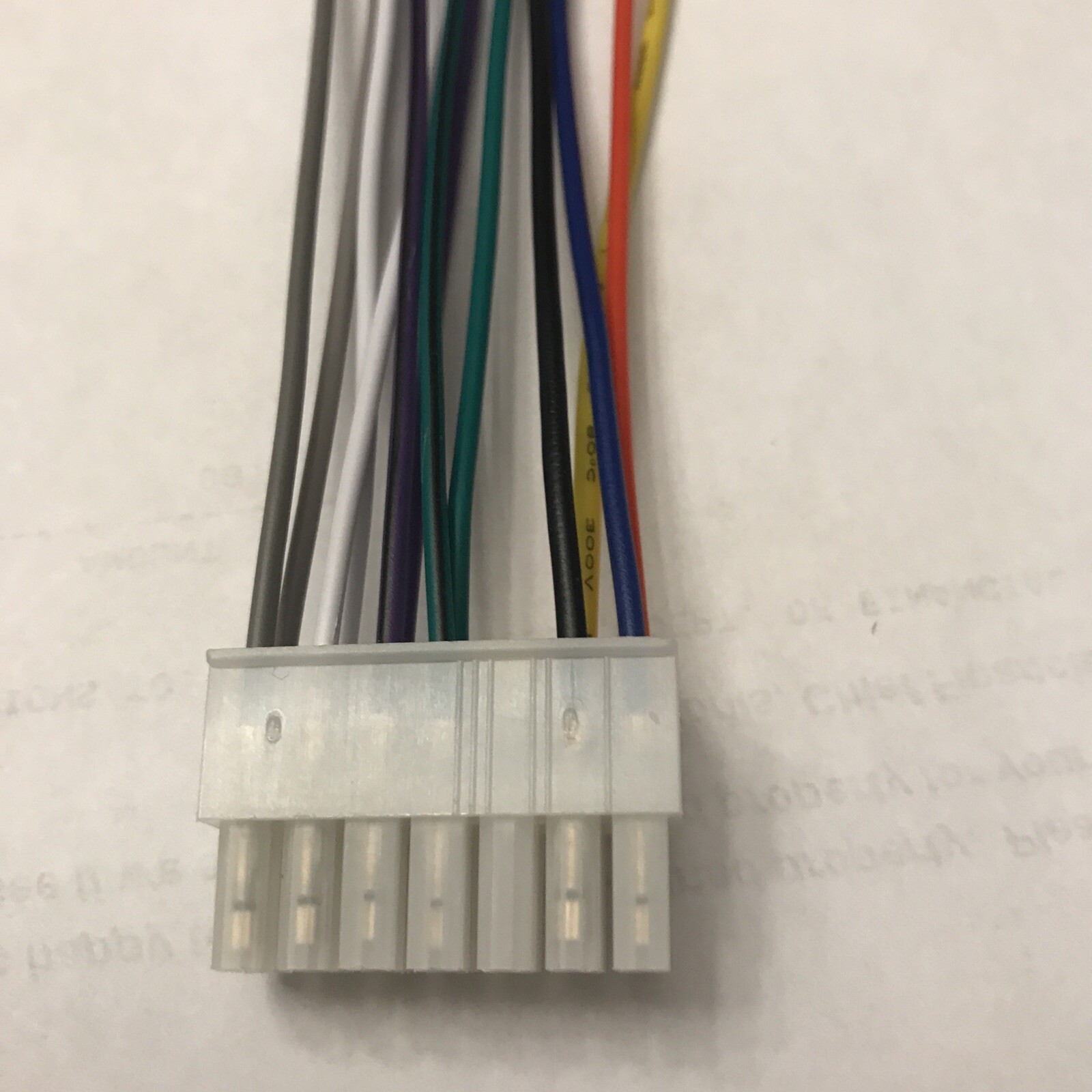 iRV Technology iRV36 AM/FM/CD/DVD 14 PIN Wire Harness