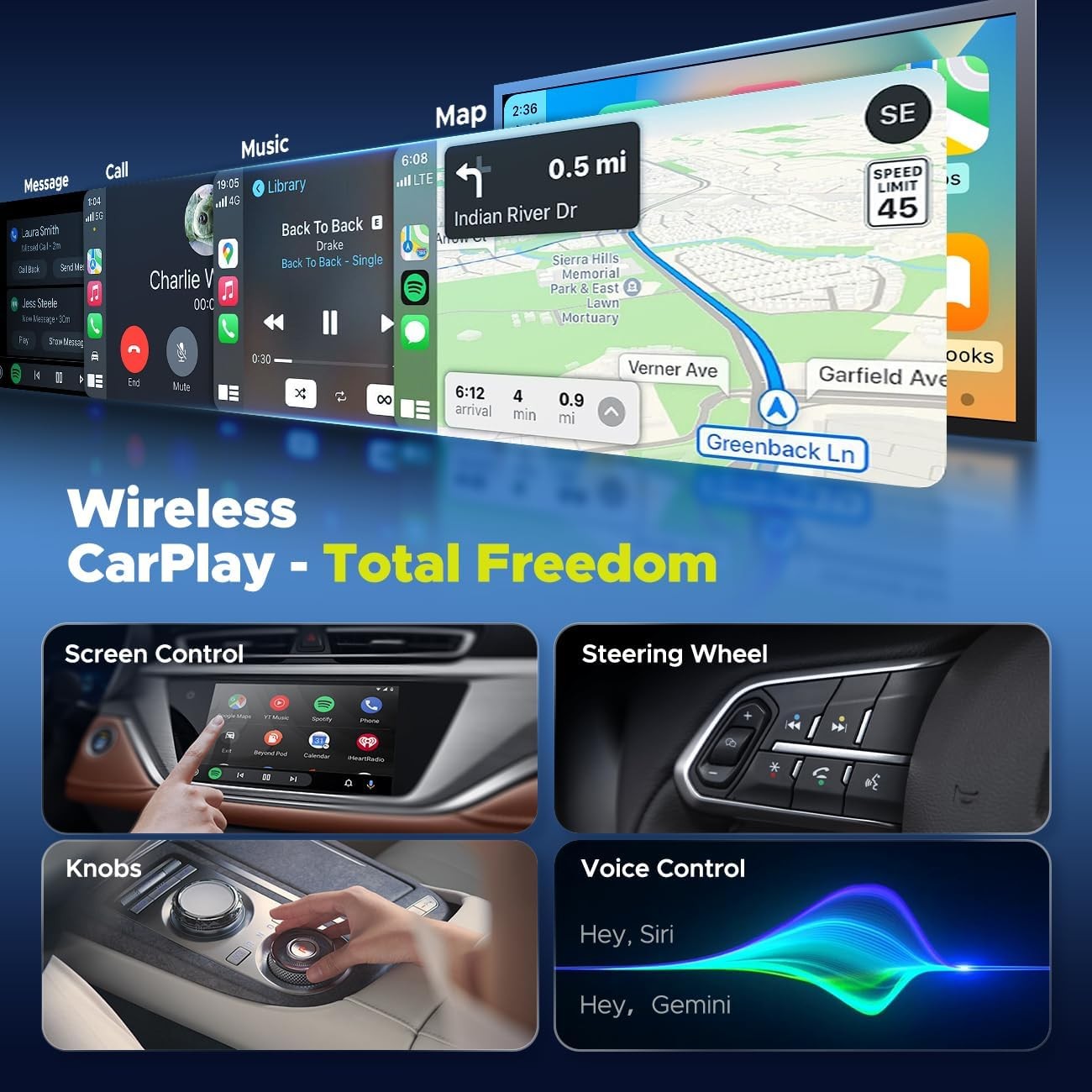 Lamtto Magic Video Box for Streaming Wireless CarPlay AI box AndroidAuto Adapter