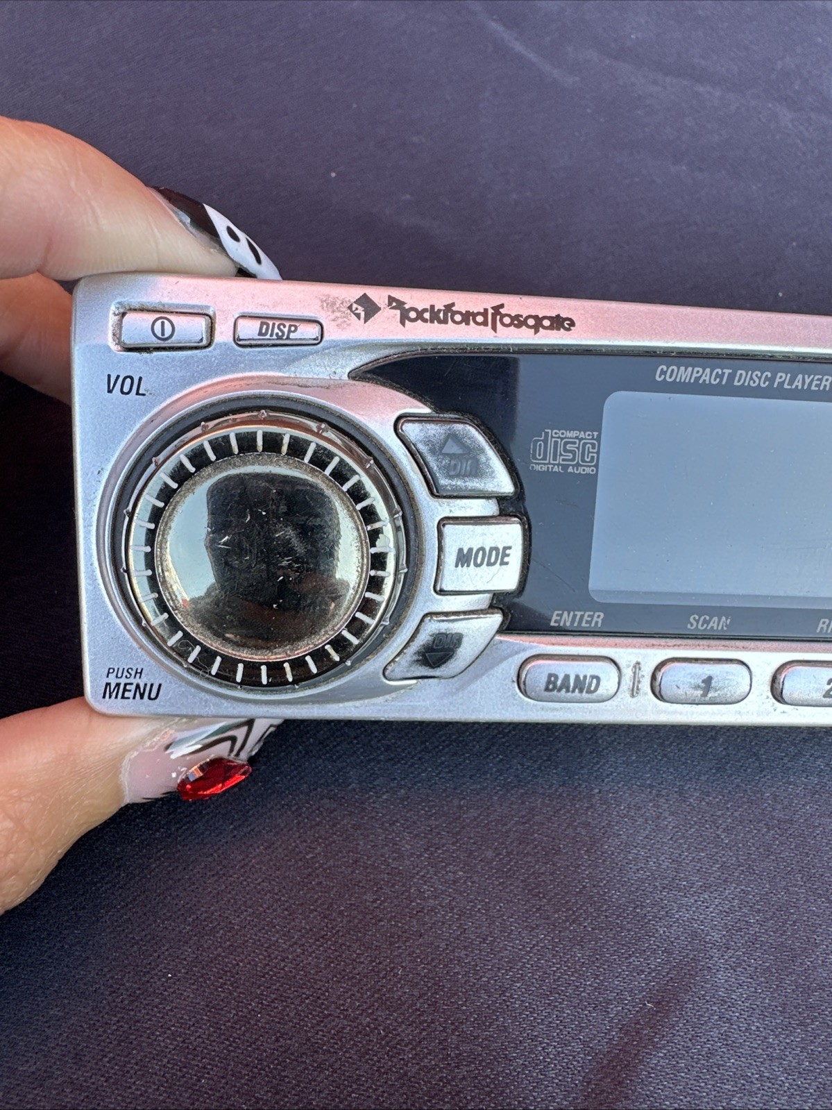 Rockford Fosgate RFX-9000 Faceplate only *UNTESTED *READ For PARTS OR REPAIR