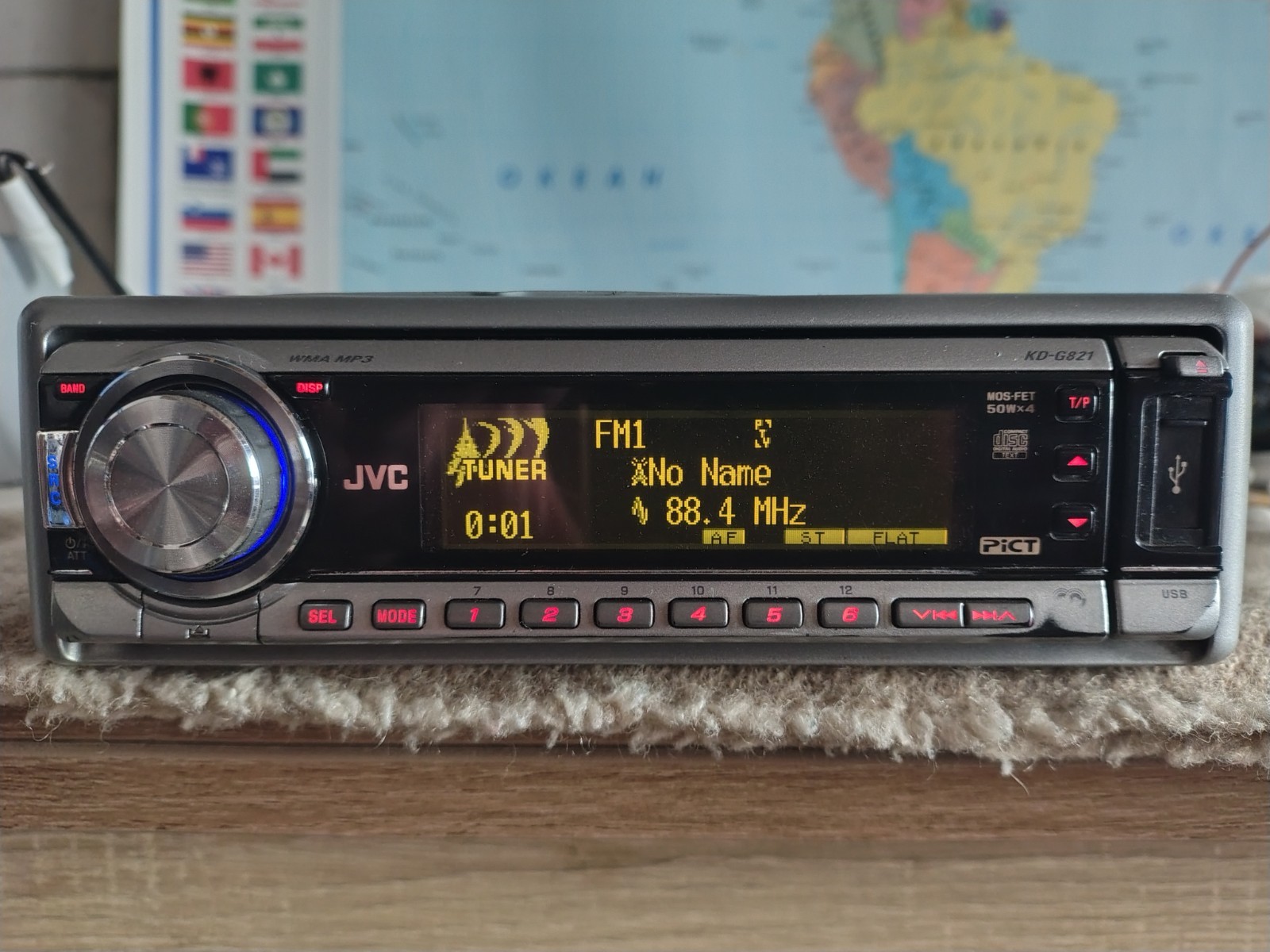 JVC KD-G821 Car Radio Stereo Mobile Media Station Fully Working Great Shape