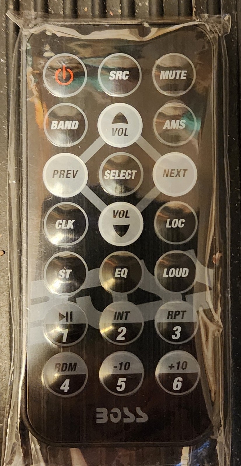 Genuine BOSS Automotive CD Player Remote Control w Battery 506UA