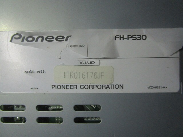 Carrozzeria FH-P5330 2DIN CD Audio Unit Excellent JAPAN