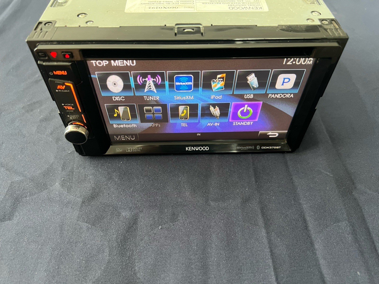 ⭐️Pre-Owned,TESTED⭐️ Kenwood CD|DVD|BT|USB|AM/FM-(DDX372BT)
