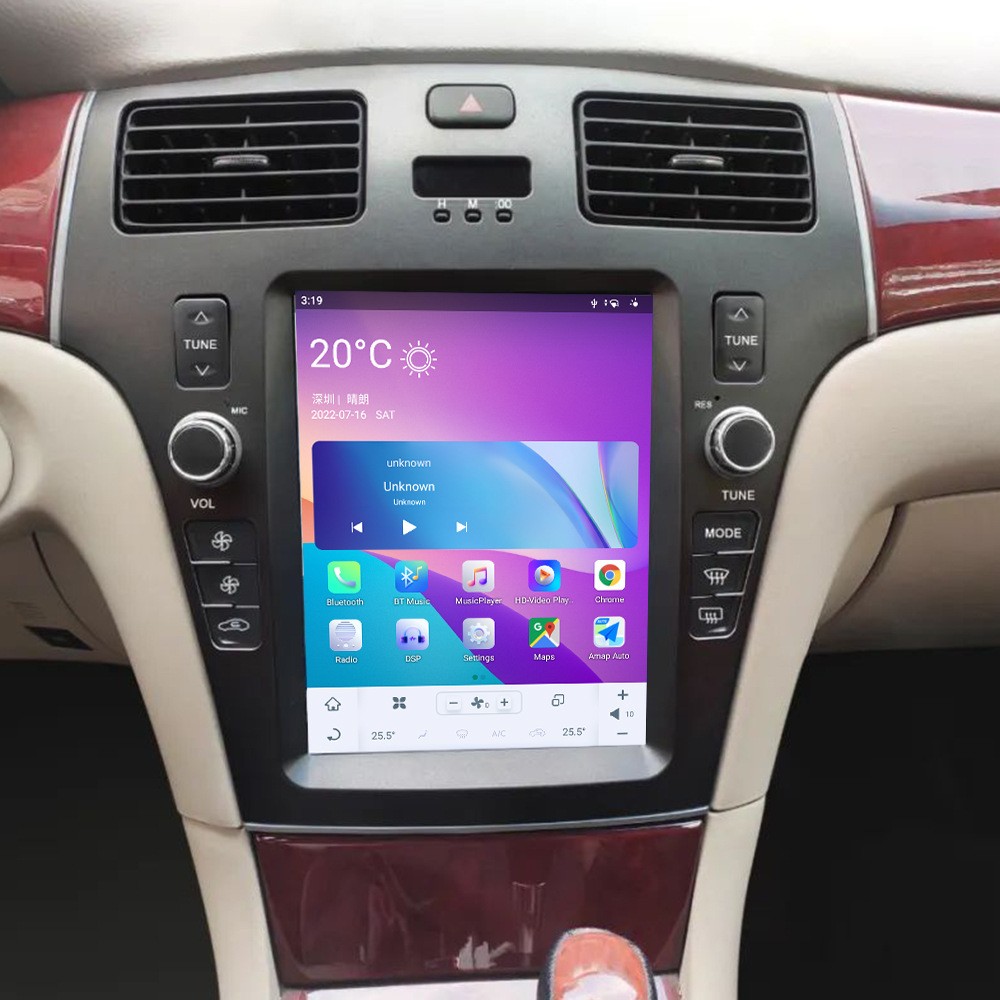 10.4” Android Car Stereo Radio GPS Navi Carplay For Lexus ES300 ES330 2005-2009
